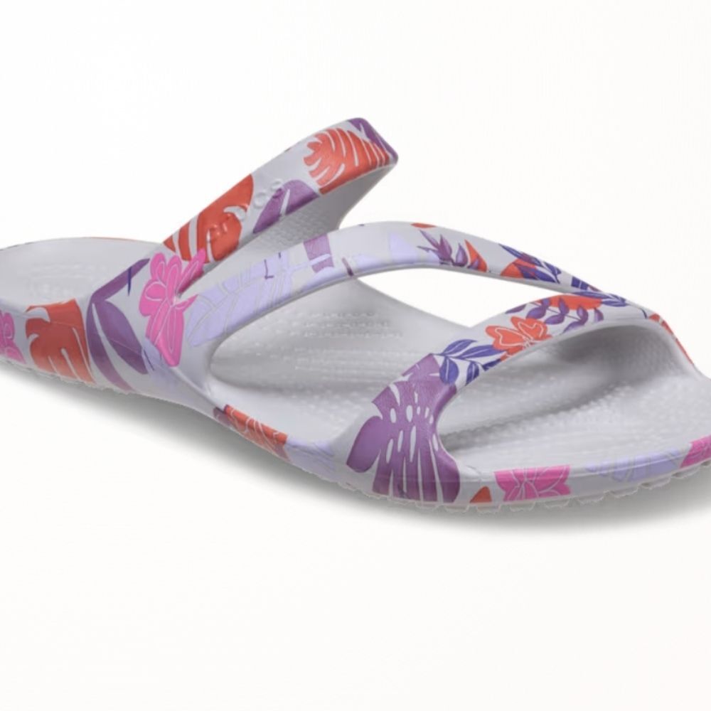 Crocs‎ Kadee 2 Tropical Slide Sandals- Pearl - Picture 5 of 11
